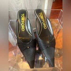 Tom ford Piercing Mesh Pointed Mules